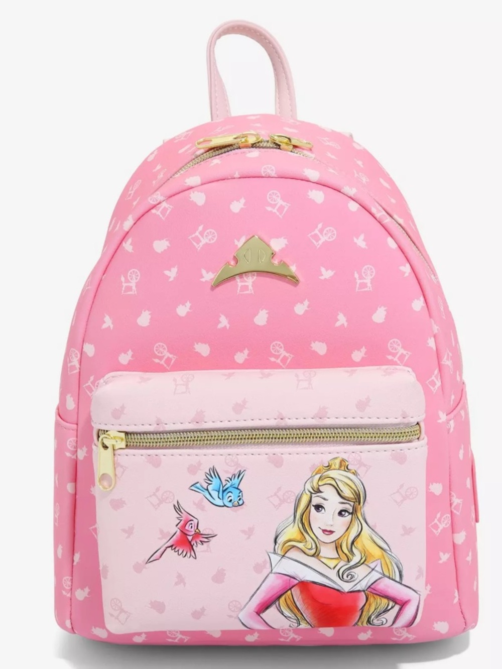 Loungefly Disney Sleeping Beauty Aurora Birds Sketch Mini Backpack